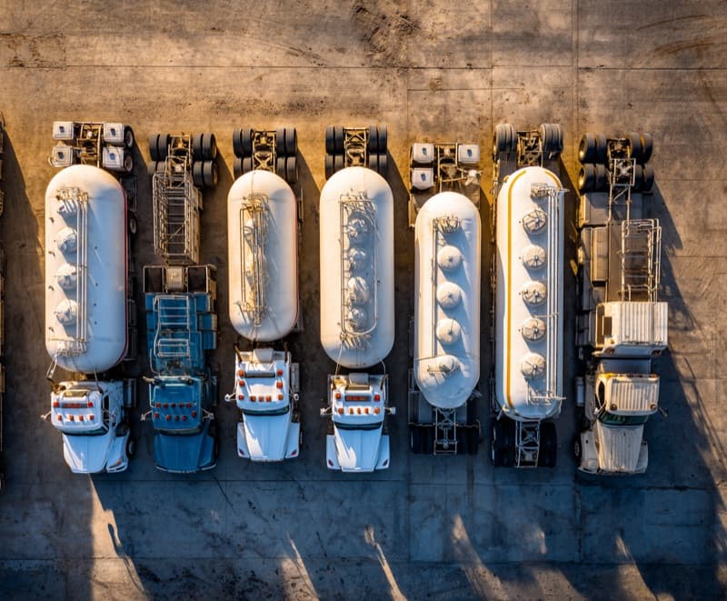 Commercial fuel delivery trucks